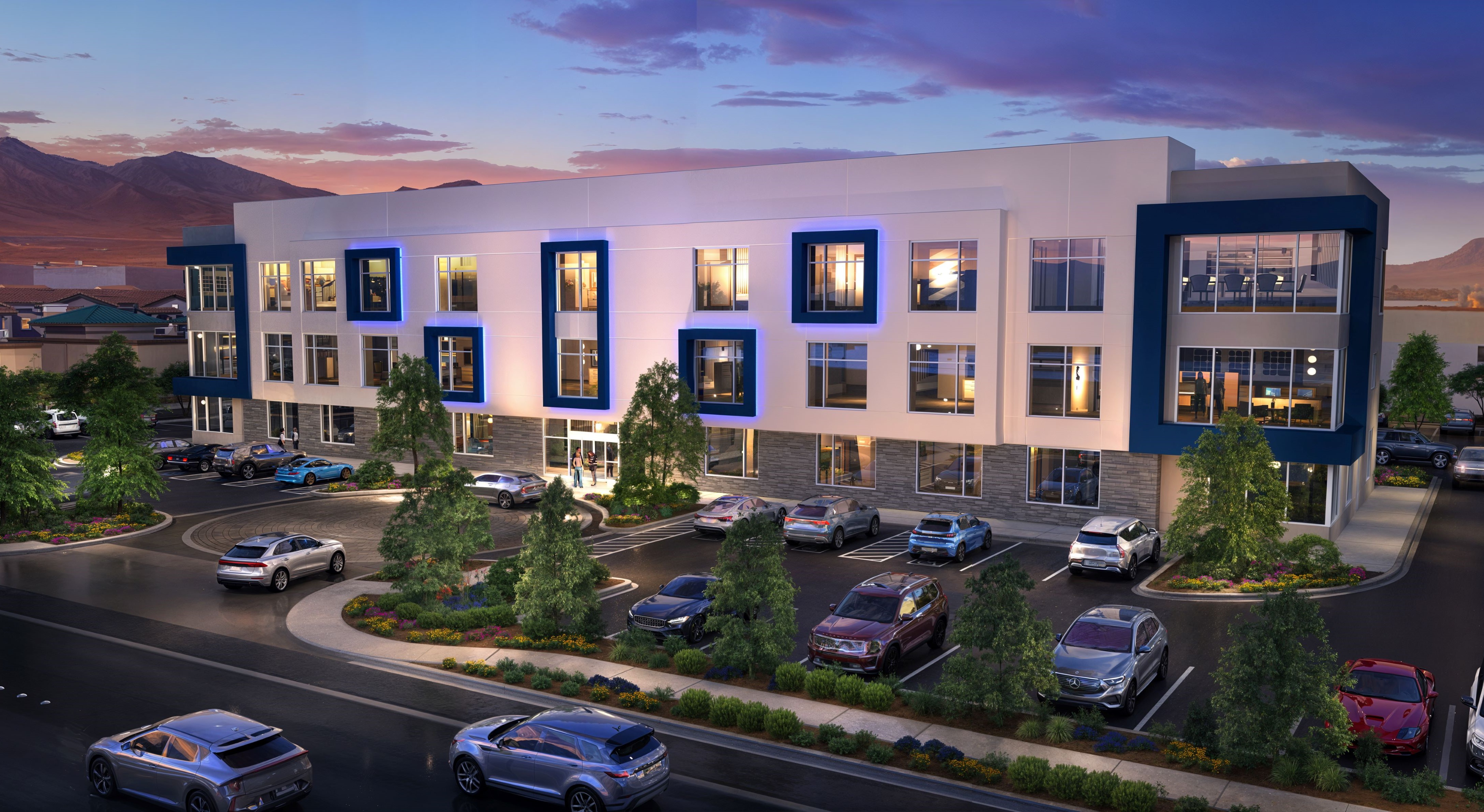 Sunset Canyon Corporate Center rendering